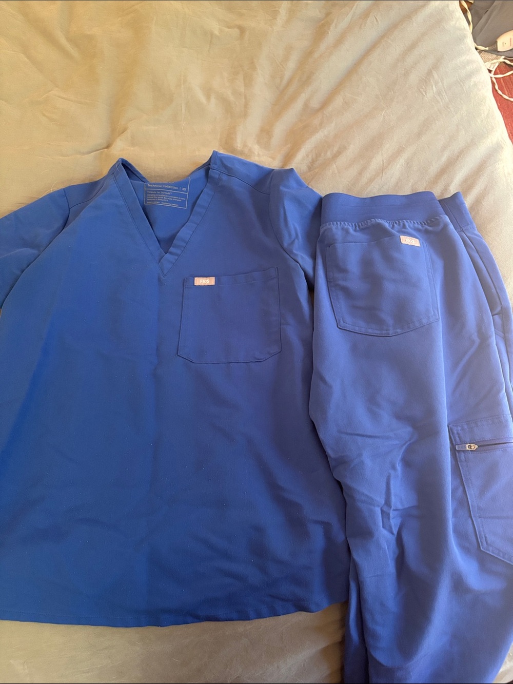 Figs Medical Scrub Set in Blue
